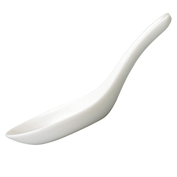 China - スプーン＆レンゲ 中サジ 約13.7cm 白系 中華食器・アジアン食器 レンゲ 磁器 ラーメン スプーン 日本製 業務用 rs/ 63-11-242-14