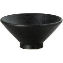 石墨 黒耀 切立15cmライス碗 約15.1cm 黒系 中華食器・アジアン食器 ライス碗 飯碗 茶碗 ボウル 日本製 業務用 rs/ 63-11-160-9