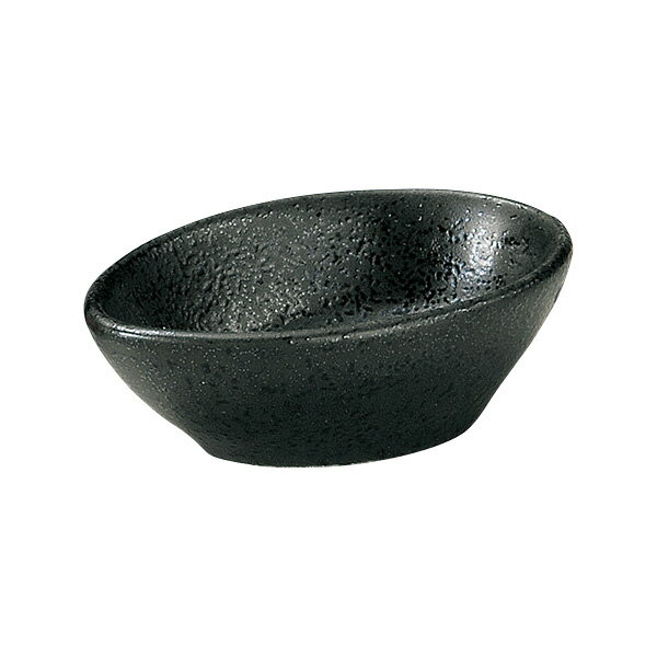 樂天商城 - 珍味＆小付 9cm楕円鉢 黒耀 約9.2cm 黒系 和食器 小付 日本製 美濃焼 業務用 おしゃれ 小鉢 ミニ鉢 ボウル とり鉢 63-12-160-8