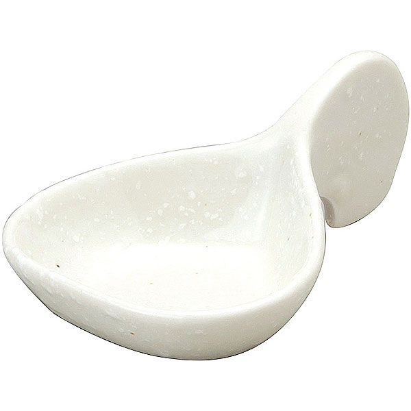 Mino Ware - 珍味＆小付 8cmマロントレー 粉引 約8.5cm 白系 和食器 小付 日本製 業務用 珍味 小鉢 松花堂 和え物 酢の物 お通し 和カフェ 63-11-181-23
