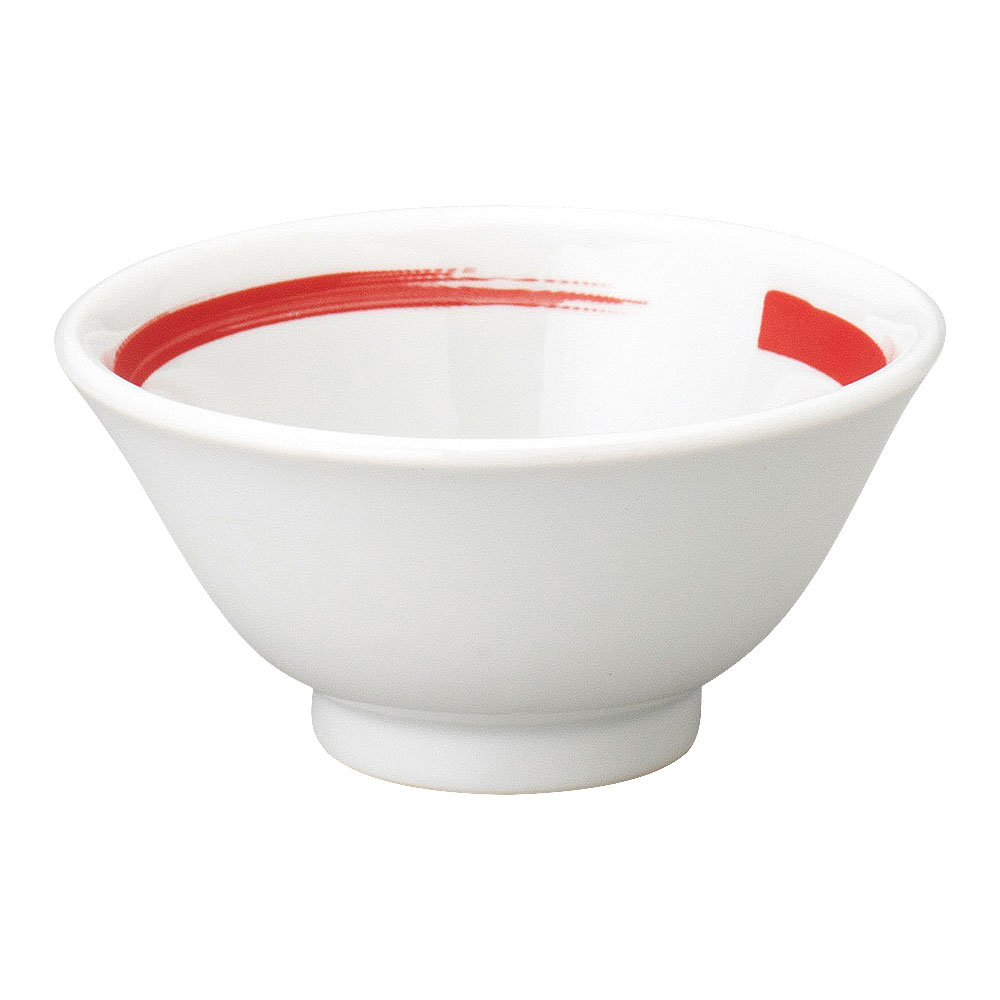 乐天商城 - 朱雀 刷毛目ライン 12cm汁碗 中華食器・アジアン食器 スープ碗 日本製 業務用 rs/63-12-55-2