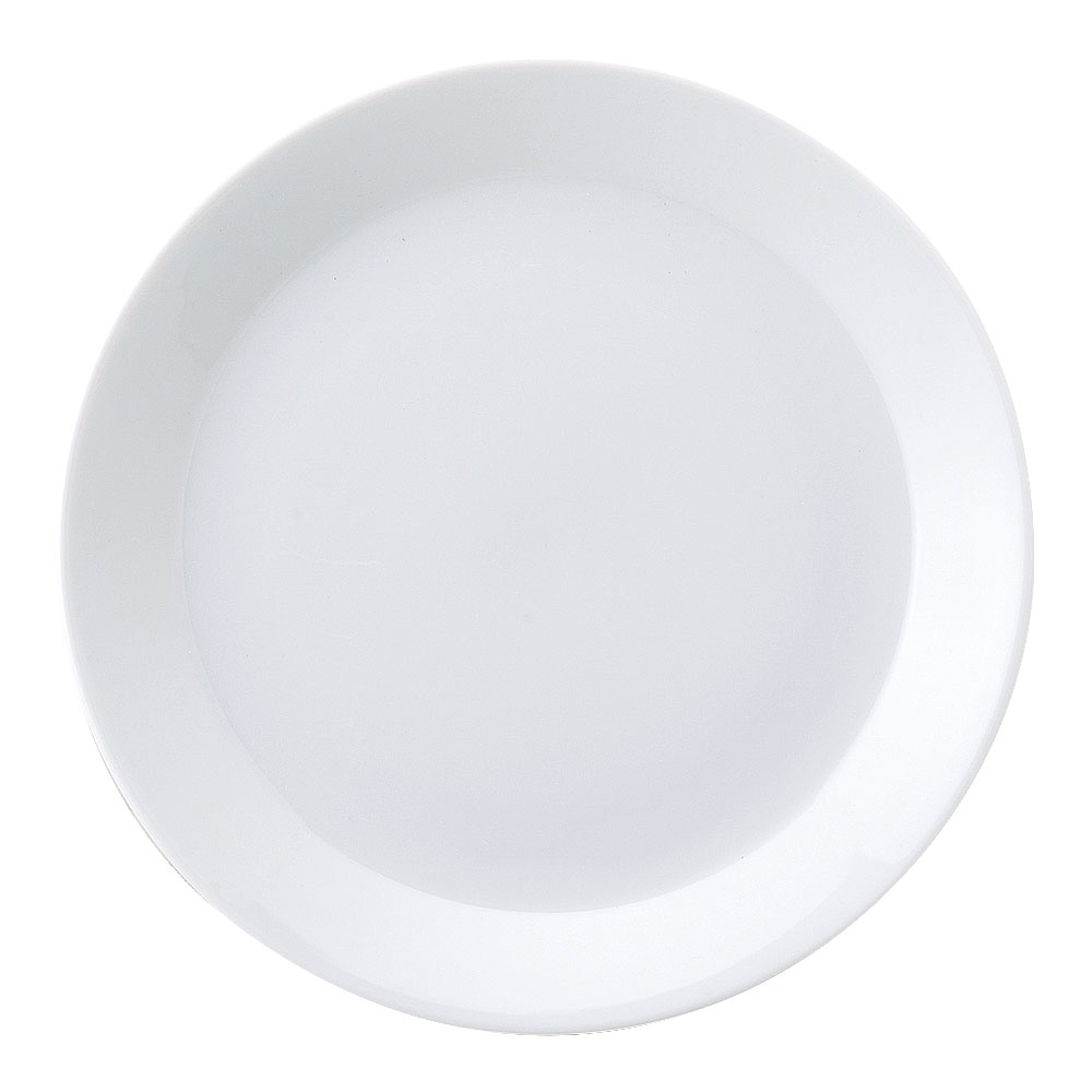 乐天商城 - ナポリ 超白磁 21cm皿 洋食器 丸型プレート 15cm〜25cm 日本製 業務用 63-12-20-18