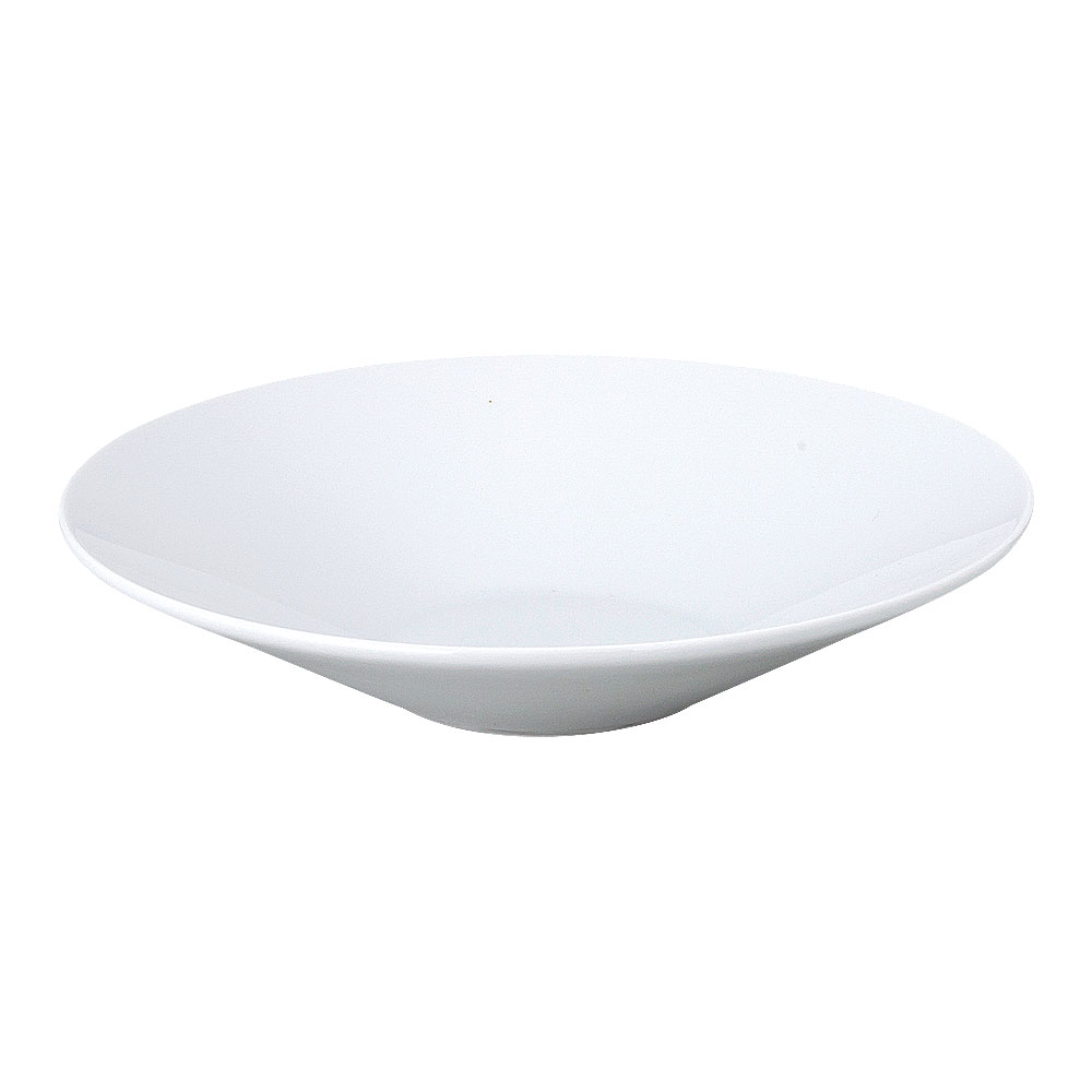 Rakuten - ナポリ 超白磁 22cm深皿 洋食器 丸型プレート 15cm〜25cm 日本製 業務用 63-12-21-10