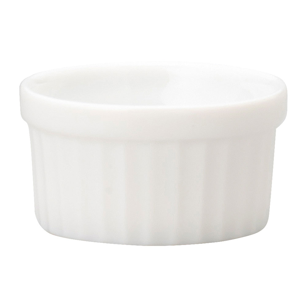 Rakuten - ナポリ 超白磁 5cmスフレ 洋食器 オーブンウェア スフレ・ココット オーブンOK 日本製 業務用 63-12-156-24