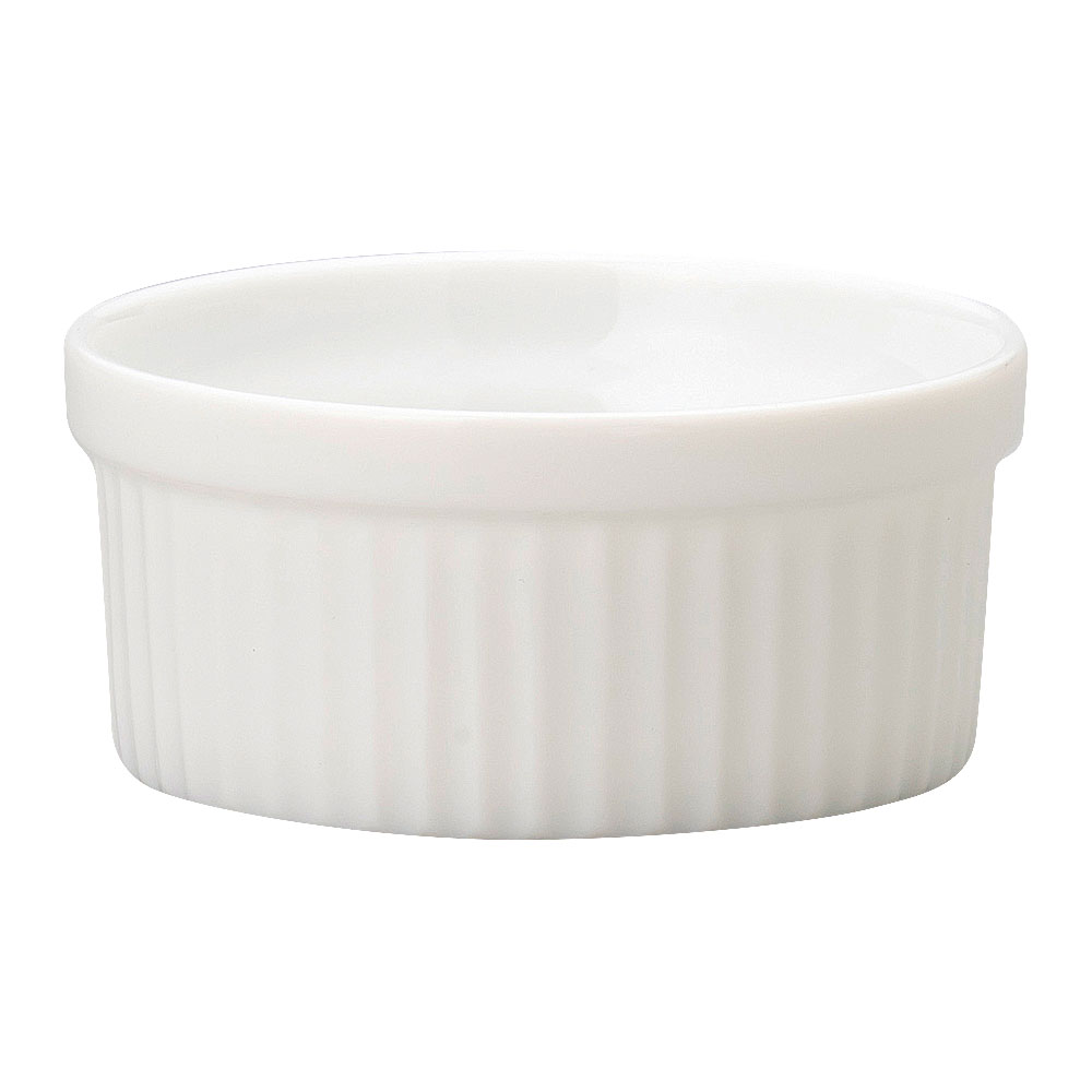 Rakuten - ナポリ 超白磁 8cmスフレ 洋食器 オーブンウェア スフレ・ココット オーブンOK 日本製 業務用 63-12-156-21