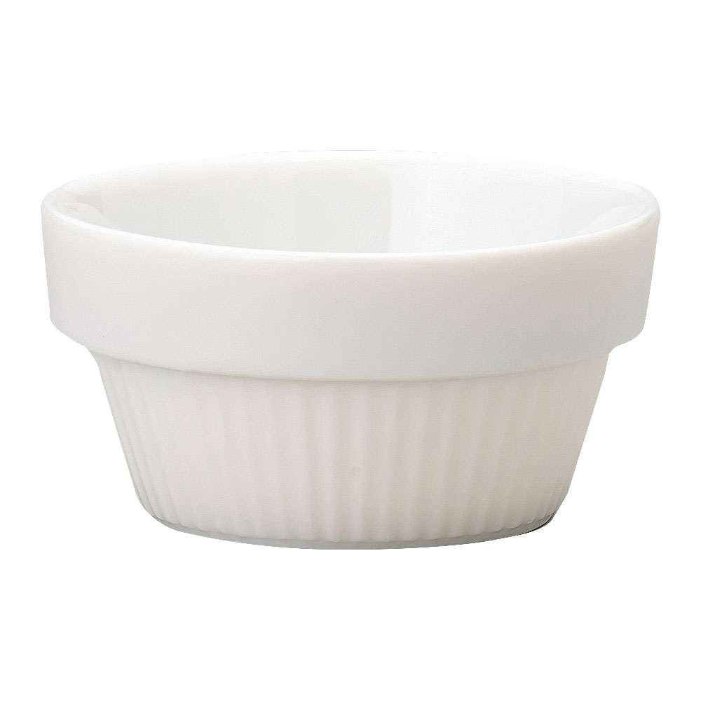 Rakuten - ナポリ 超白磁 8cmスタックスフレ 洋食器 オーブンウェア スフレ・ココット オーブンOK 日本製 業務用 63-12-156-15
