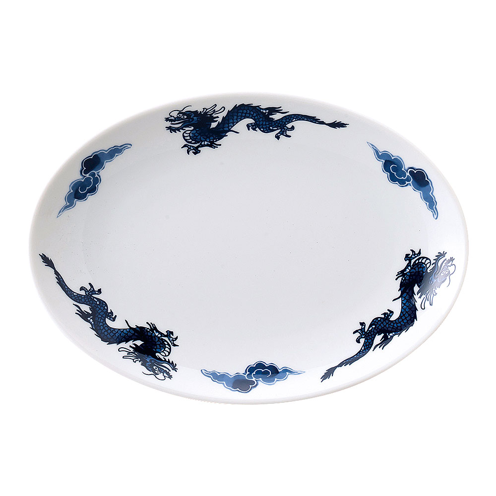 Rakuten - 蒼龍 メタ玉21cmプラター 中華食器・アジアン食器 ギョウザ皿 日本製 業務用 rs/63-12-123-15