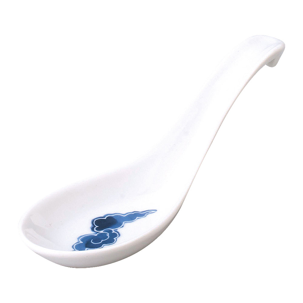 China - 蒼龍 カギレンゲ-S 中華食器・アジアン食器 レンゲ 磁器 日本製 業務用 63-11-234-25