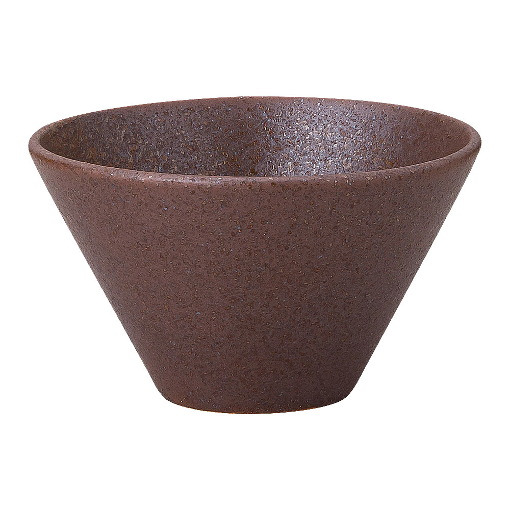 乐天商城 - 水明 12cm深ボール 赤茶備前 和食器 ボール 日本製 業務用 rs/63-12-96-19
