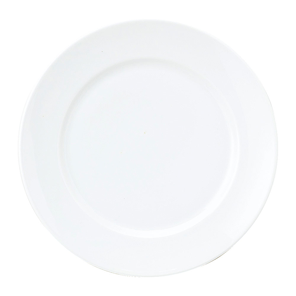 Rakuten - ダイアセラム ペンタゴン ホワイト ワイドリム24cm皿 洋食器 丸型プレート 15cm〜25cm 強化 日本製 業務用 63-12-9-2