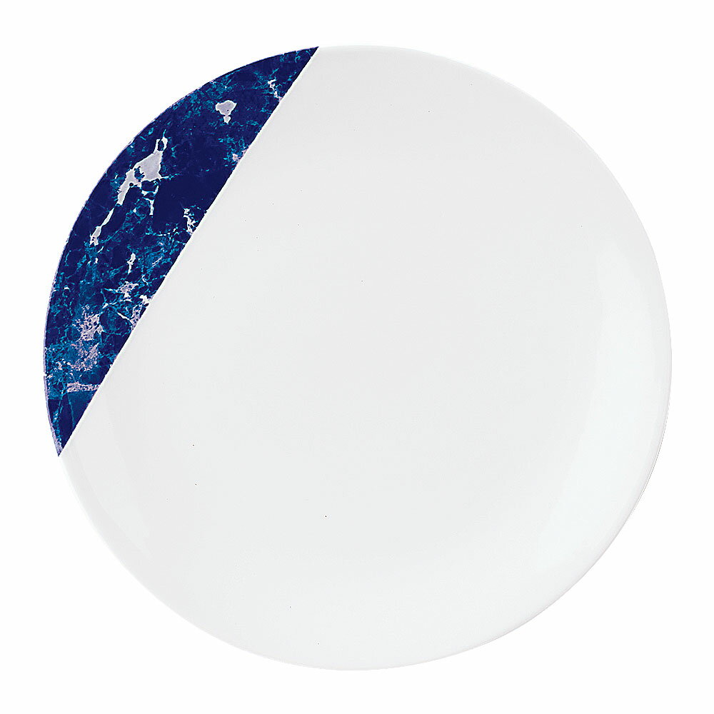 Rakuten - ダイアセラム サファイアブルー フラットメタ23cm ブルー 洋食器 丸型プレート 15cm〜25cm 強化 日本製 業務用 63-12-13-6