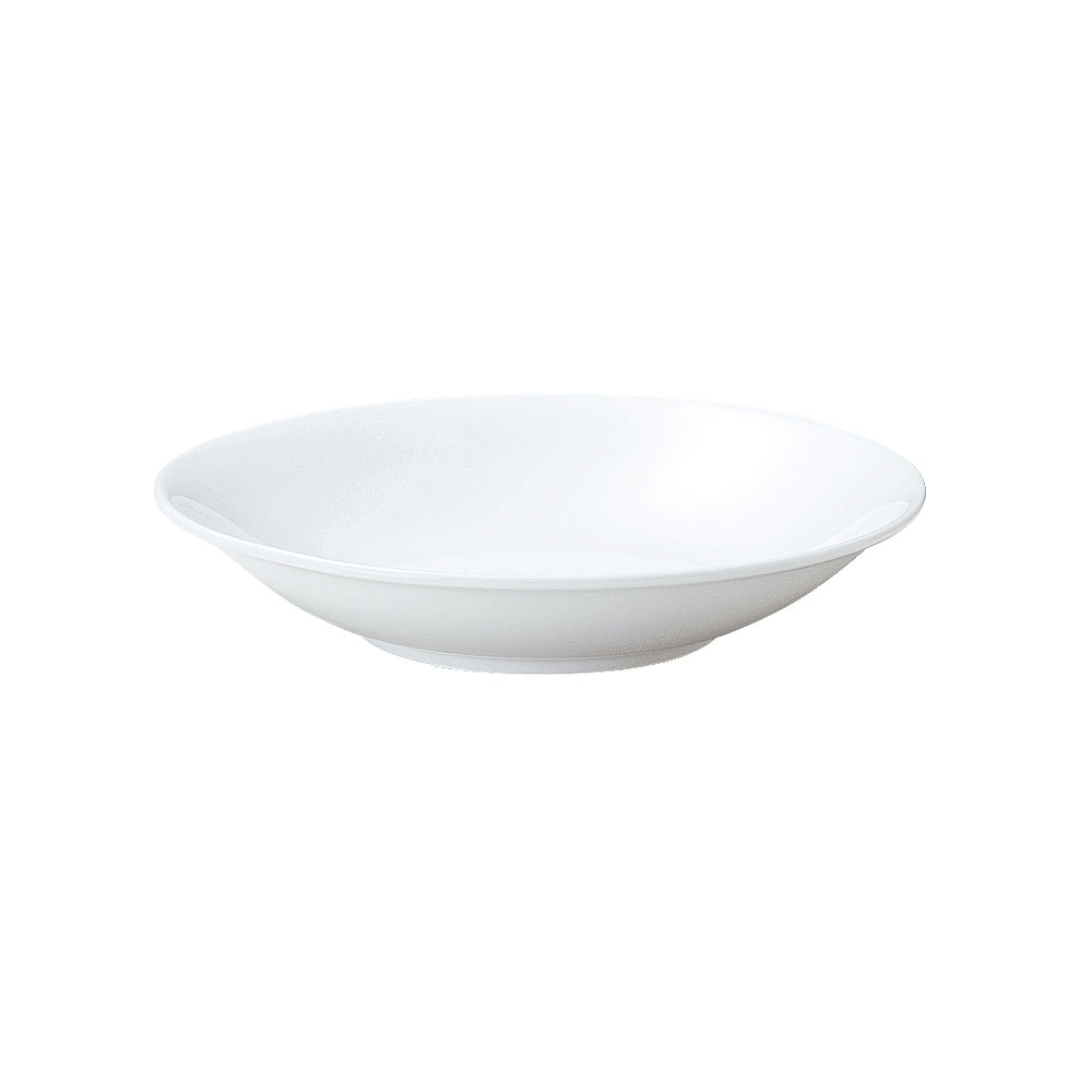 Rakuten - ダイアセラム ペンタゴン ホワイト メタ23cm深皿 洋食器 丸型プレート 15cm〜25cm 強化 日本製 業務用 63-12-10-1
