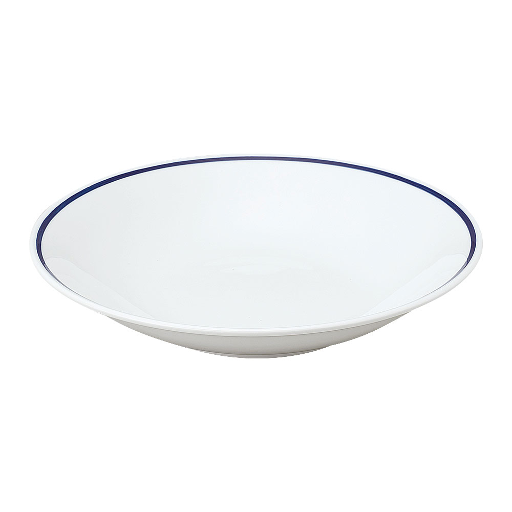 乐天商城 - ダイアセラム インディゴブルー メタ23cm深皿 洋食器 丸型プレート 15cm〜25cm 強化 日本製 業務用 63-12-15-14