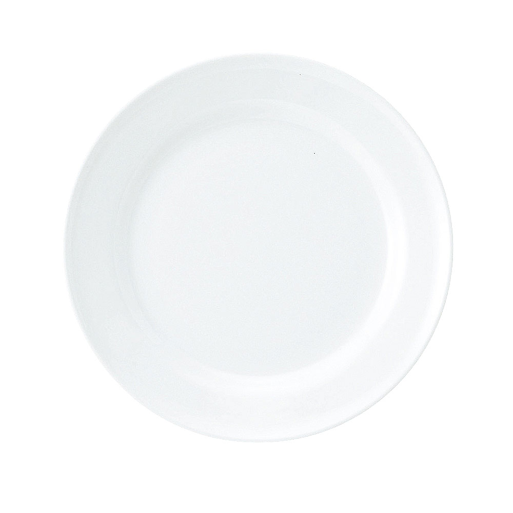 Rakuten - ダイアセラム ペンタゴン ホワイト リム17cm皿 洋食器 丸型プレート 15cm〜25cm 強化 日本製 業務用 63-12-8-16