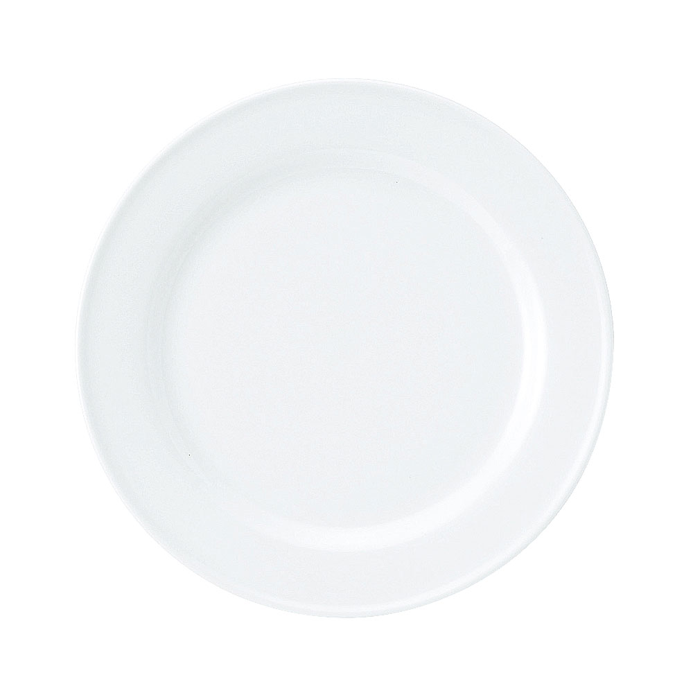 乐天商城 - ダイアセラム ペンタゴン ホワイト リム23cm皿 洋食器 丸型プレート 15cm〜25cm 強化 日本製 業務用 63-12-8-14