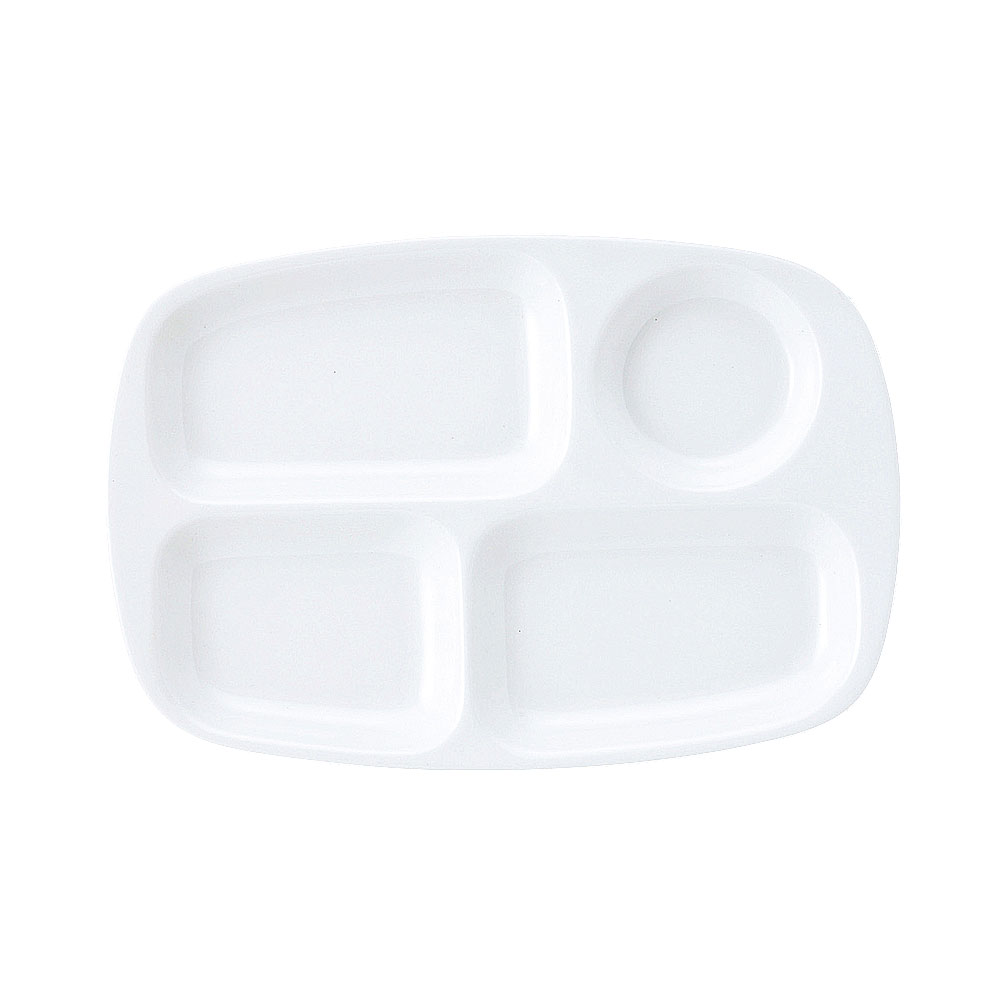 Rakuten - 軽量強化 ホワイト 29cm仕切皿 洋食器 仕切りプレート 日本製 業務用 63-12-133-3
