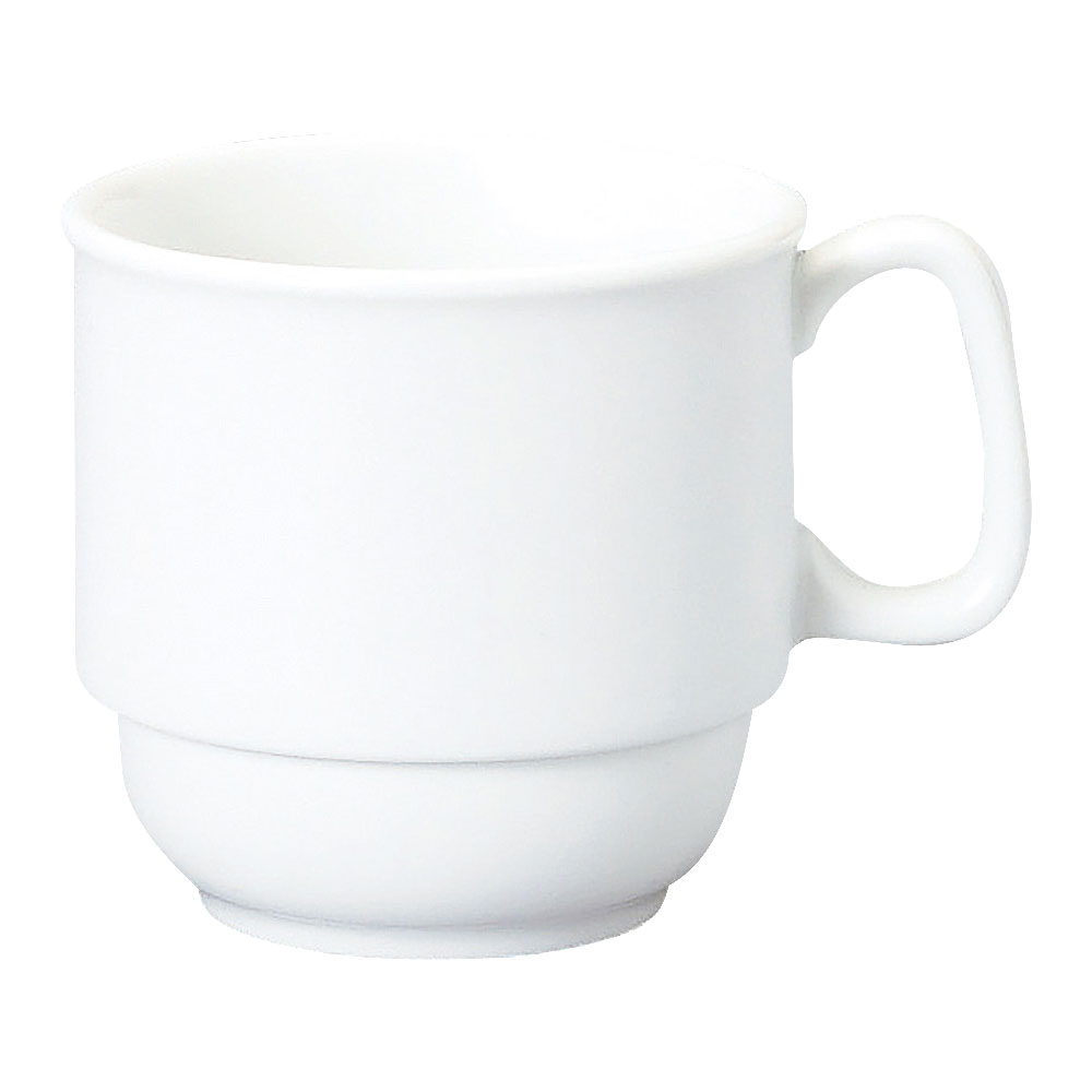Rakuten - 軽量強化 ホワイト スタックカップ 和食器 マグカップ 日本製 業務用 rs/63-12-144-13