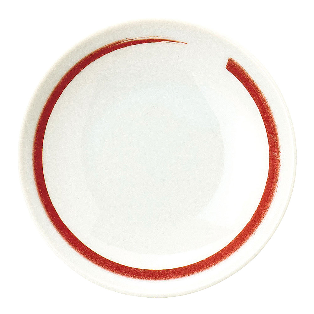 Rakuten - 朱雀 刷毛目ライン メタ10cm皿 中華食器・アジアン食器 タレ入れ 日本製 業務用 rs/63-12-33-8