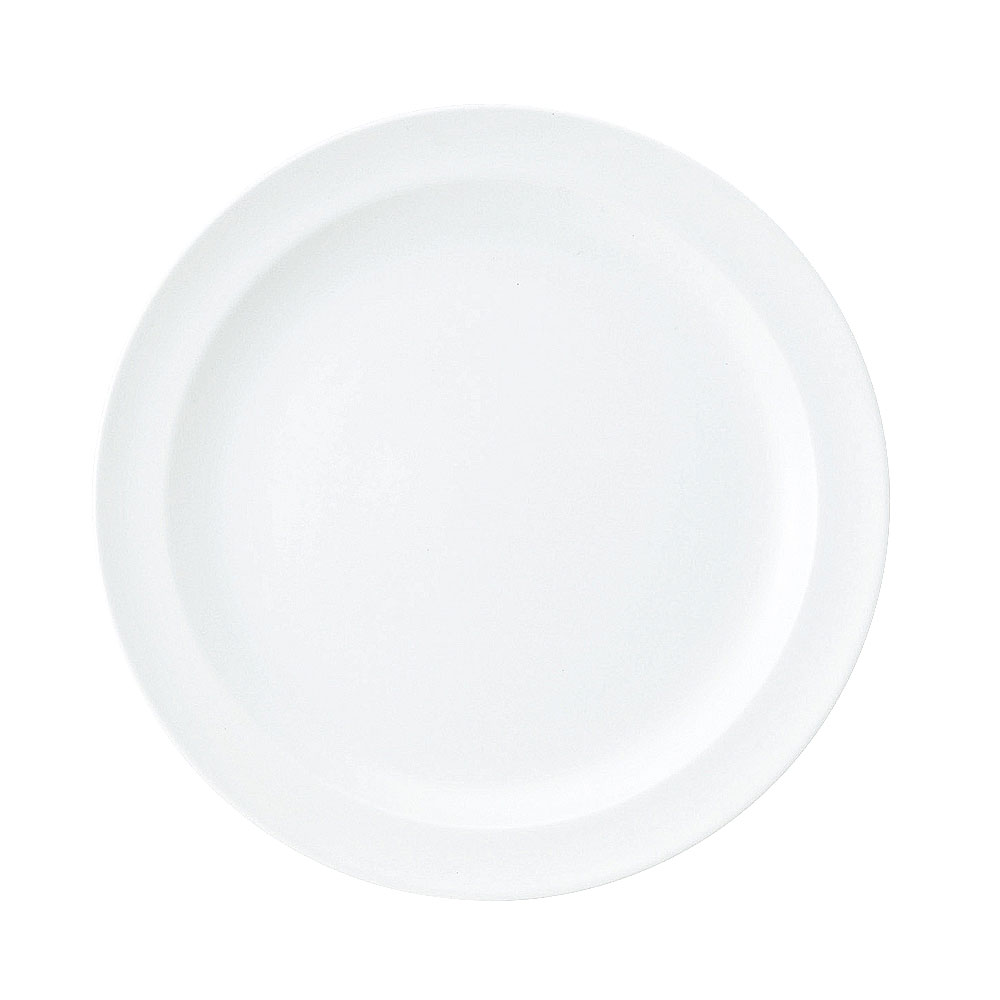 Rakuten - ダイアセラム ペンタゴン ホワイト ハーフリム24cm皿 洋食器 丸型プレート 15cm〜25cm 強化 日本製 業務用 63-12-9-7