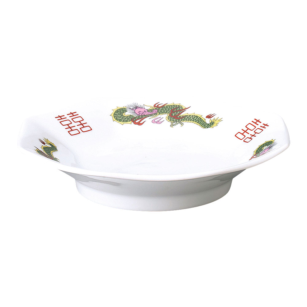 Rakuten - 町中華 八角19cm高台皿 中華食器・アジアン食器 チャーハン皿 日本製 業務用 rs/63-12-125-10