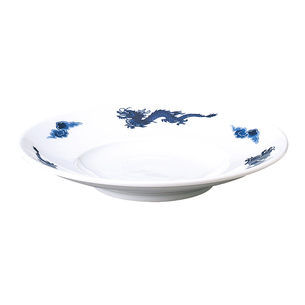 乐天商城 - 蒼龍 22cm丼受皿 中華食器・アジアン食器 ラーメン丼受け皿 日本製 業務用 rs/63-12-122-19