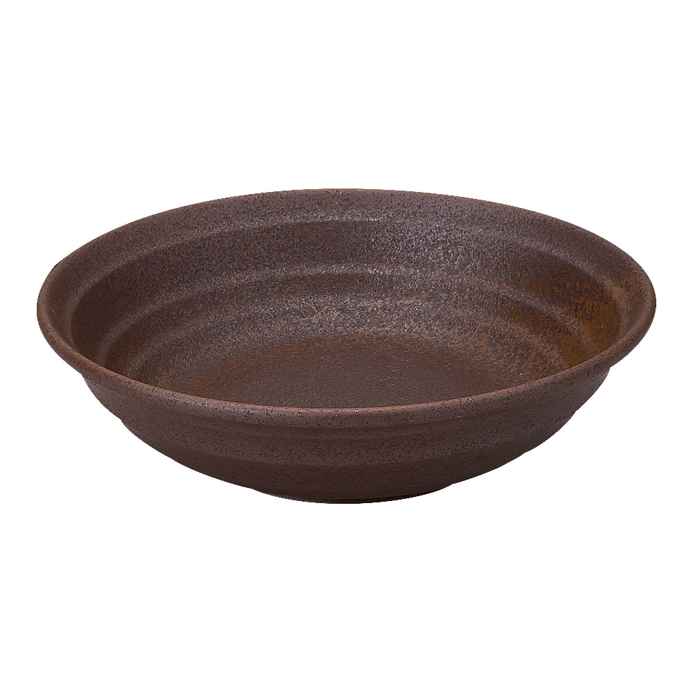 Rakuten - 鳴門 24cm麺鉢 赤茶備前 和食器 めん皿・パスタ皿・カレー皿 日本製 業務用 rs/63-12-97-1