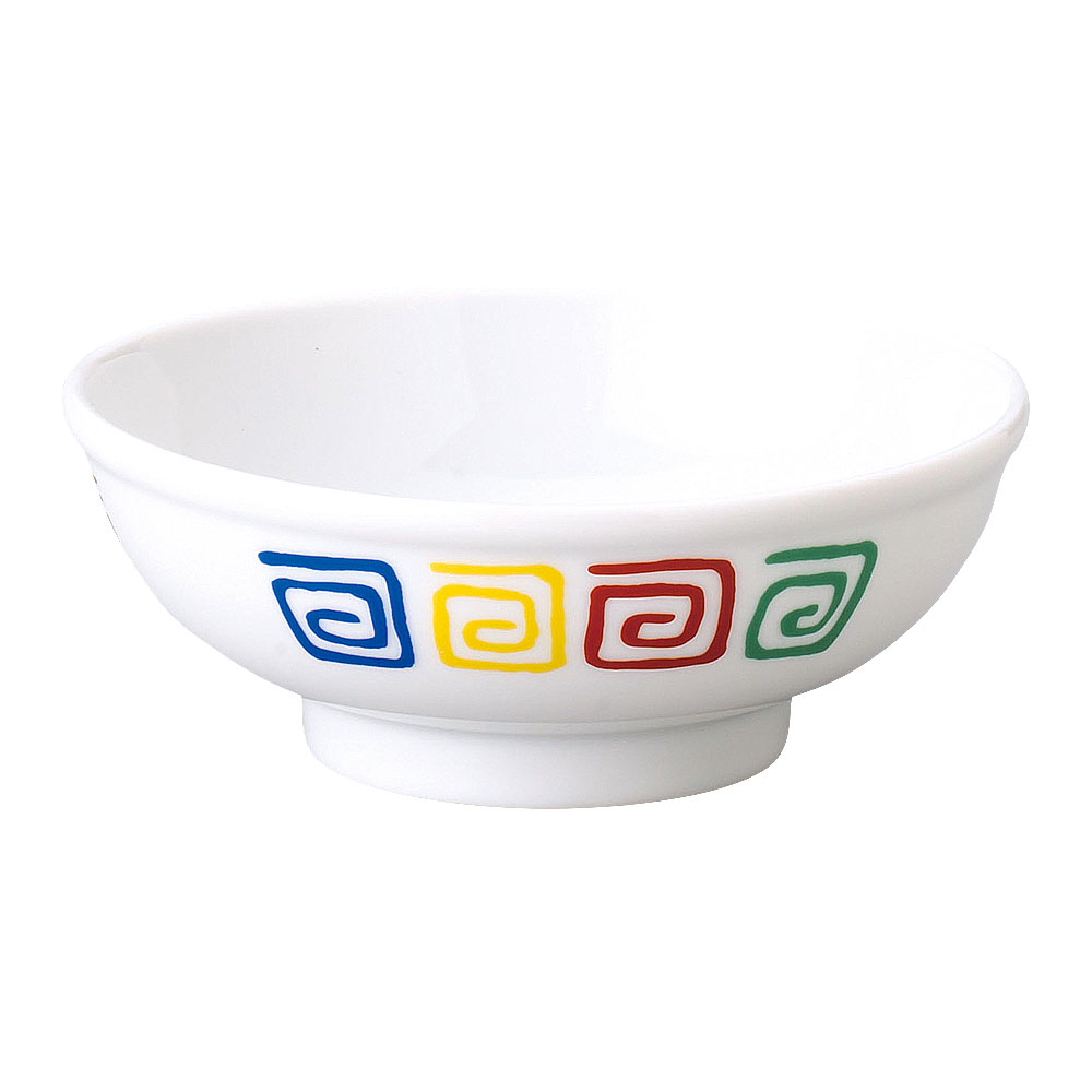 乐天商城 - 四色雷門 玉渕13cm鉢 中華食器・アジアン食器 つけ麺用タレ鉢 日本製 業務用 rs/63-12-120-24