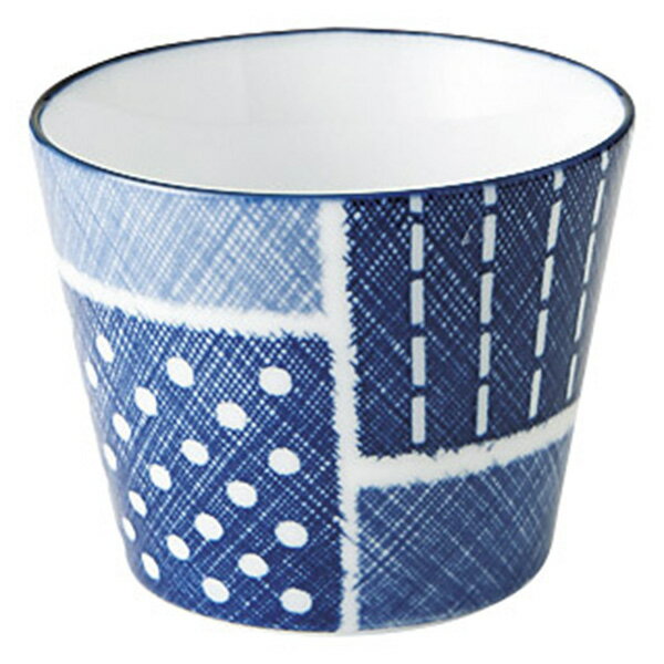 古青藍 藍格子 蕎麦猪口 約8.6cm 青系 和食器 そば猪口 日本製 業務用 蕎麦猪口 そばちょこ そばちょく カップ デザートカップ スープカップ おしゃれ 和風 和モダン シック 65-51283195のサムネイル