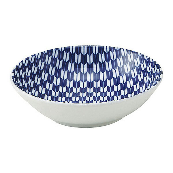 Rakuten - 矢絣 青 13.5cm浅ボウル 約13.6cm 青系 和食器 ボール 日本製 業務用 鉢 小鉢 ボウル サラダボウル 取り鉢 鍋取り鉢 とんすい シリアルボウル ヨーグルトボウル カフェ風 モダン おしゃれ 和風 和モダン 和カフェ 居酒屋 料亭 割烹 65-52285015