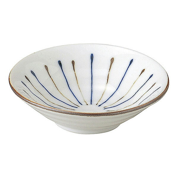 Rakuten - 紺錆十草 リップル3.5鉢 約11.1cm 白系 和食器 松花堂 日本製 業務用 和風 おしゃれ 和モダン 和カフェ 居酒屋 料亭 割烹 松花堂弁当 65-53127059