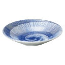 藍日傘 リップル5.0皿 約16.6cm 青系 和食器 フルーツ皿・銘々皿・取皿 日本製 業務用 和風 おしゃれ 和モダン 和カフェ 居酒屋 料亭 割烹 65-53181006