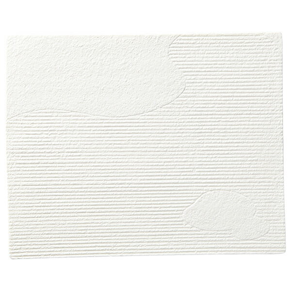 雪山水 32cm平長角皿 約32.4cm 白系 和食器 長角大皿 日本製 業務用 おしゃれ 和風 和モダン シック 65-53702001