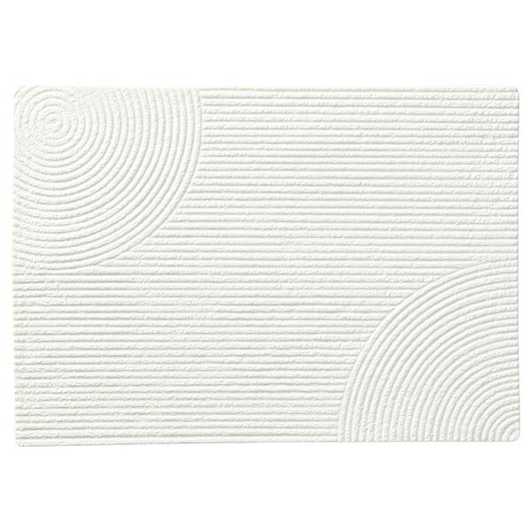 雪山水 28cm平長角皿 約28.4cm 白系 和食器 長角大皿 日本製 業務用 おしゃれ 和風 和モダン シック 65-53702002