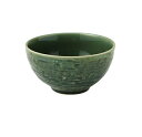ご飯茶碗 静寂 飯碗 茶碗 約11cm 緑系 和食器 飯器・飯碗 茶碗 美濃焼 茶碗 業務用 ごはん茶碗 茶碗 飯碗 お茶碗 おちゃわん 可愛いおちゃわん カラ...