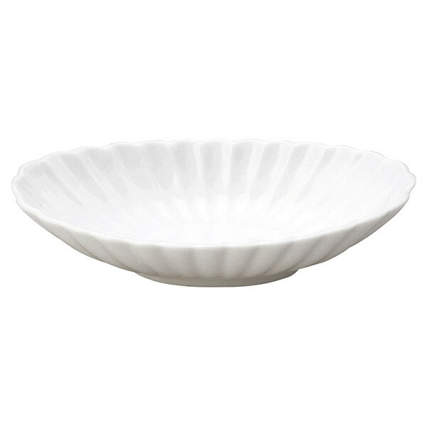 Oval Dishes - かすみ 白 楕円皿 小 約13.2cm 白系 和食器 楕円皿 日本製 業務用 おしゃれ 和風 和モダン シック 65-56100077