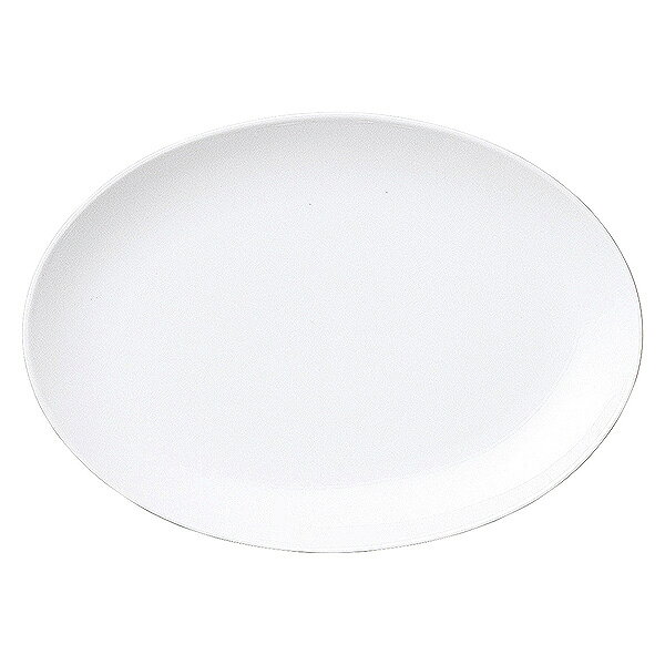 樂天商城 - 白翔 12”プラター 楕円皿 約30.4cm 白系 中華食器・アジアン食器 大皿 日本製 美濃焼 業務用 65-50000041