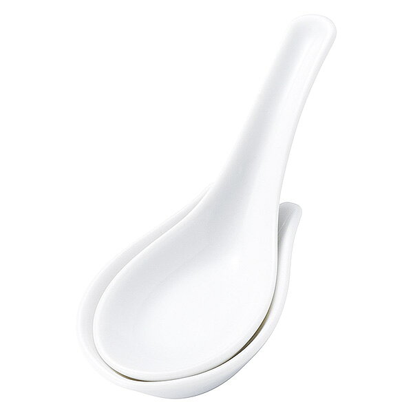 陶器屋プロの白翔 レンゲ台 約9.3cm 白系 中華食器・アジアン食器 レンゲ 磁器 日本製 美濃焼 業務用 65-50100095｜アングル3