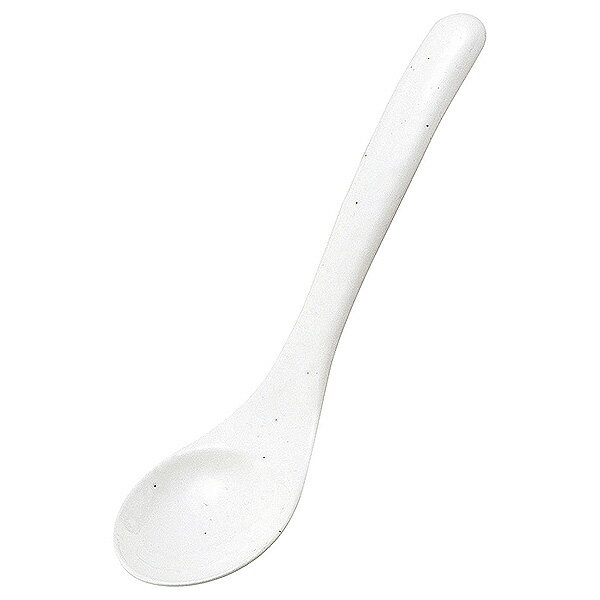 新粉引 リゾットスプーン 約17cm 白