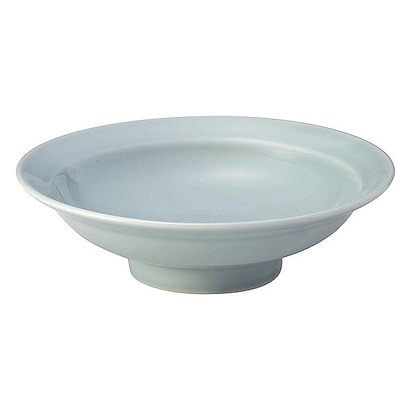 樂天商城 - 青彩 6.0丸高台皿 約18.4cm 青系 中華食器・アジアン食器 チャーハン皿 日本製 美濃焼 業務用 65-50180079