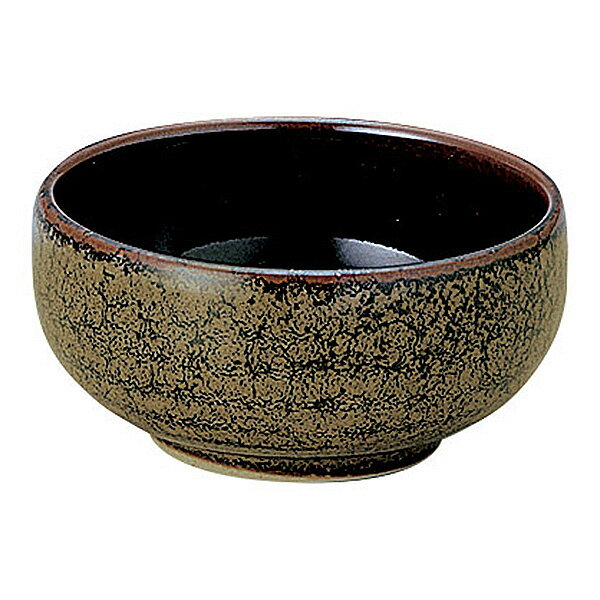 Mino Ware - 錦天目 3.3ボウル 約10.4cm 黒系 和食器 ボール 日本製 美濃焼 業務用 鉢 小鉢 ボウル サラダボウル 取り鉢 鍋取り鉢 とんすい シリアルボウル ヨーグルトボウル カフェ風 モダン おしゃれ 65-51093025