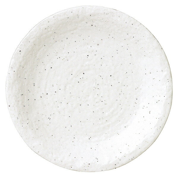 新粉引 石目9.0皿 約27.4cm 白系 和食器 丸大皿 日本製 美濃焼 業務用 65-51520004