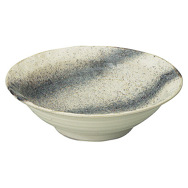 銀河 石目リム尺鉢 約30.7cm 白系 和食器 大鉢 日本製 美濃焼 業務用 大鉢 煮物 サラダボウル 丼 丼ぶり どんぶり 麺鉢 うどん鉢 大きな鉢 おしゃれ 65-51524063