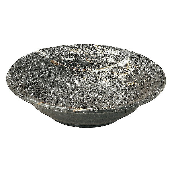 Mino Ware - 吹雪 石目5.0鉢 約16.6cm 黒系 和食器 中鉢 日本製 美濃焼 業務用 鉢 小鉢 ボウル サラダボウル 取り鉢 鍋取り鉢 とんすい シリアルボウル ヨーグルトボウル カフェ風 モダン おしゃれ 65-51532051
