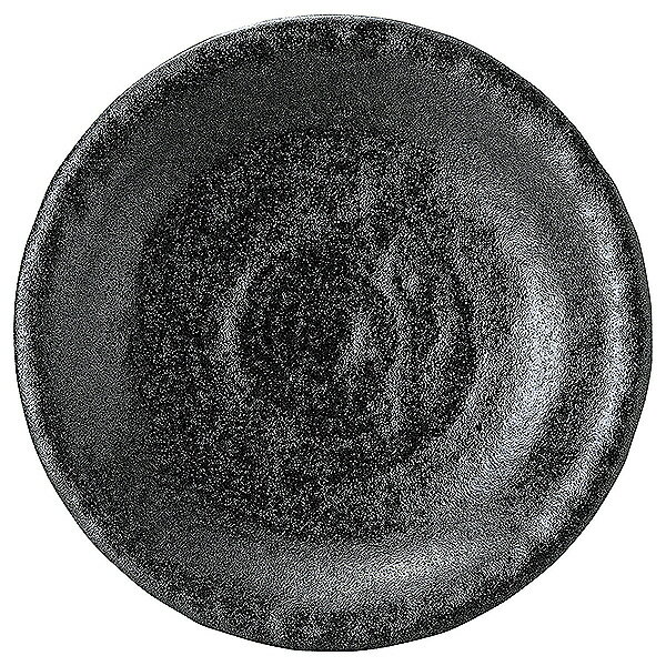 Mino Ware - 小皿 ゆず黒耀 石目4.5皿 約14cm 黒系 和食器 小皿 日本製 美濃焼 業務用 65-51535014