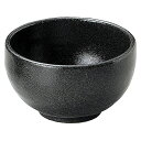 ゆず黒耀 石目4.2丼 約13cm 黒系 和食器 多用丼 日本製 美濃焼 業務用 丼ぶり 丼 どんぶり 小さめ うどん 蕎麦 ミニ丼 モダン おしゃれ 和風 6...
