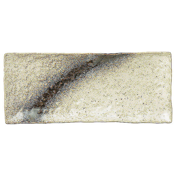 乐天商城 - 銀河 石目尺細長角皿 約30.9cm 白系 和食器 長角大皿 日本製 美濃焼 業務用 65-51624059