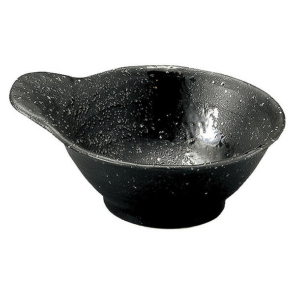 彗星 石目深口呑水 約14.3cm 黒系 和食器 とんすい 日本製 美濃焼 業務用 65-51633001