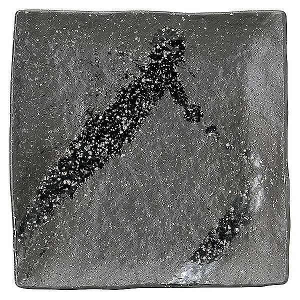 彗星 石目9.0正角皿 約27.6cm 黒系 和食器 角大皿 日本製 美濃焼 業務用 四角皿 65-51633060のサムネイル