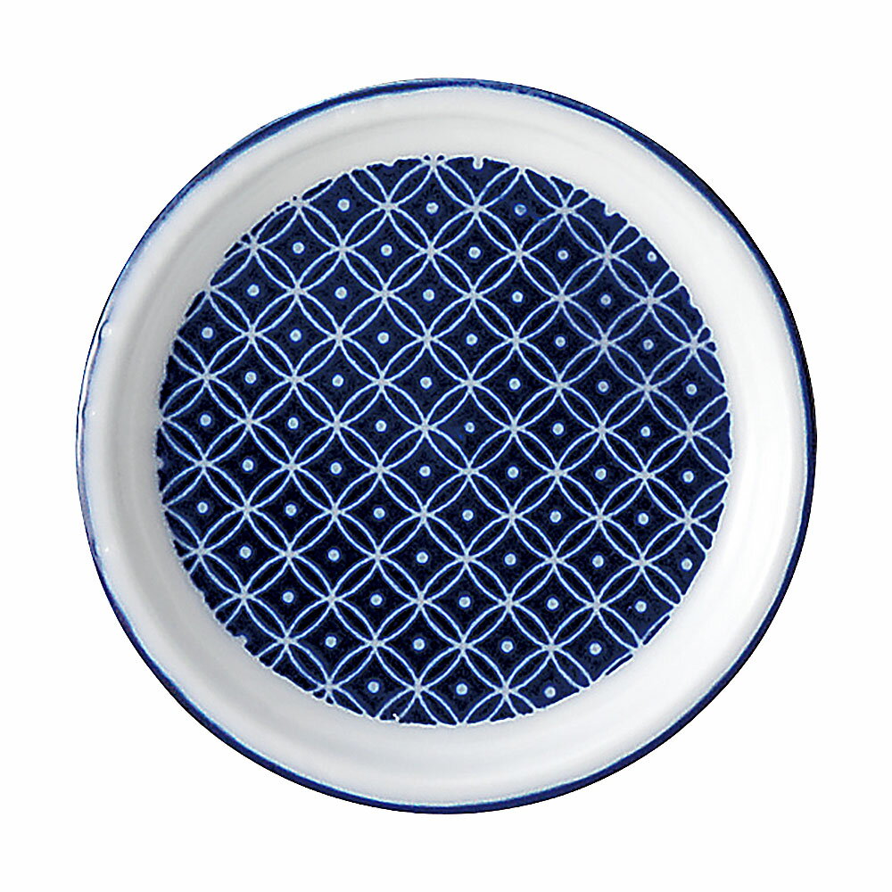 Rakuten - 古青藍 藍七宝 薬味皿 約8.7cm 青系 和食器 薬味皿 日本製 業務用 65-51281090