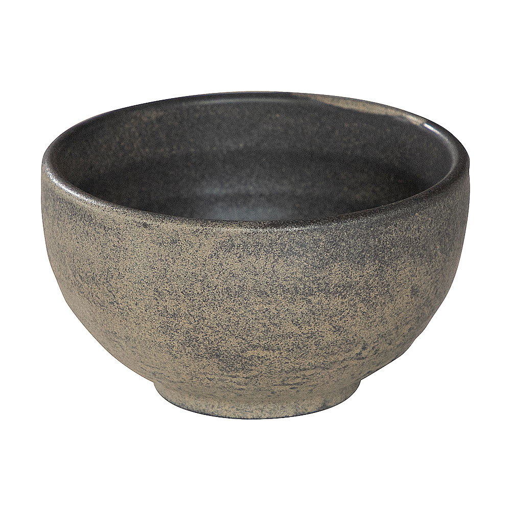 黒錫 石目13cm丼 約13cm 黒系 和食器 小丼 日本製 業務用 rs/65-51523035